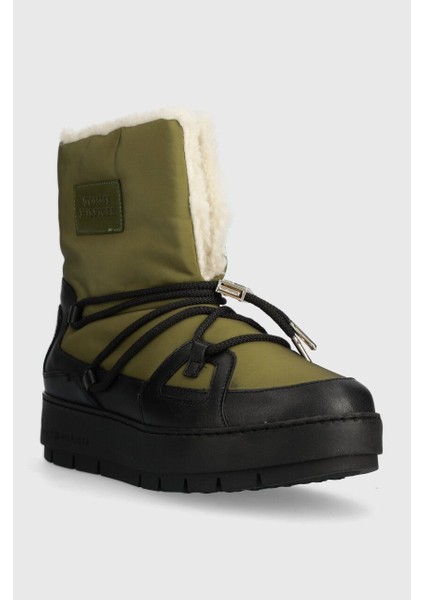 Essential Snowboot Kadın Yeşil Bot modelleri