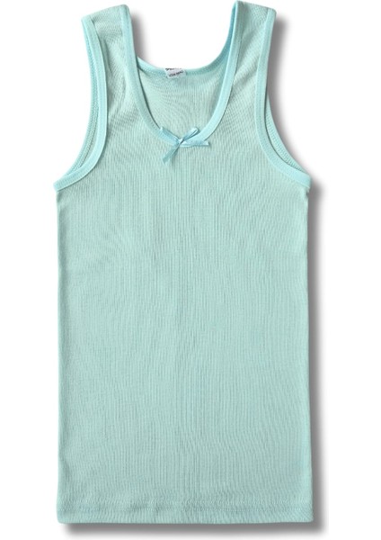 %100 Pamuklu Ribana Kız Çocuk Atlet Fanila Iç Çamaşır 6lı Set fırsatları