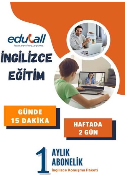 İngilizce Eğitim Günde 10 Dakika Haftada 2 Gün 3 Aylık