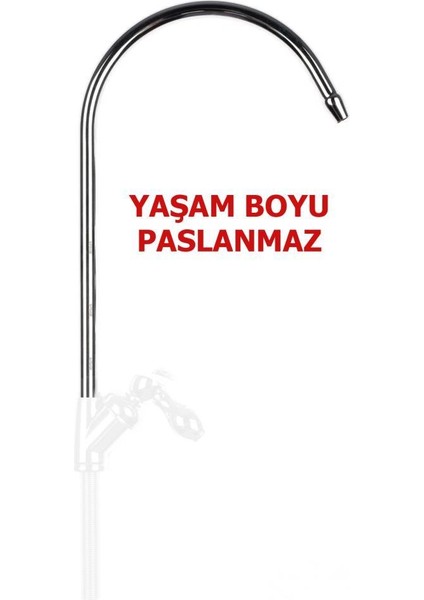Su Arıtma Cihazı Musluğu İçin Paslanmaz Pirinç Madeni Musluk Borusu