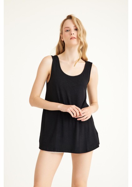 3 Adet A Kesim Rahat Kalıp Basic Kalın Askılı Atlet Tişört modelleri