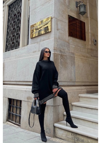 Uzun Çoban Dikişli Triko Kazak fırsatları