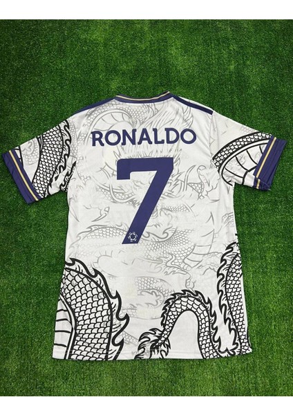 Beyaz Drogon Ejder Ronaldo Futbol Forması