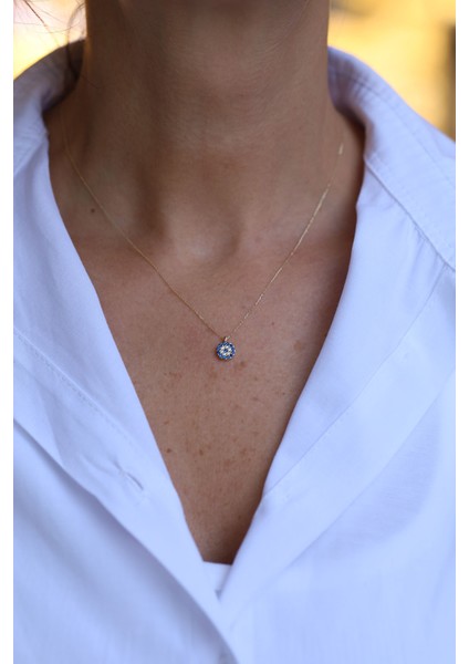 14 Ayar Altın Mini Nazarlık Kolye fiyatları