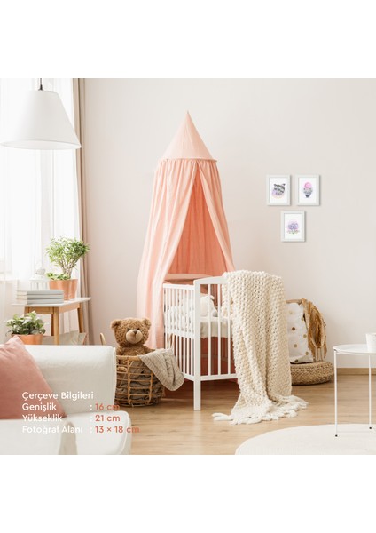 Ozzypix Sevimli Hayvanlar Temalı 3lü Tablo Seti, Bebek Odası Için Dekoratif Tablo Çerçeve Seti TBL03 fiyatları
