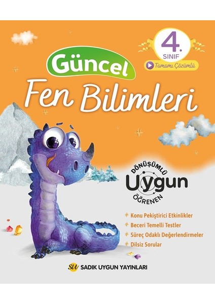 Sadık Uygun 4. Sınıf Güncel Konu Öğreten Fen Bilimleri Kitabı