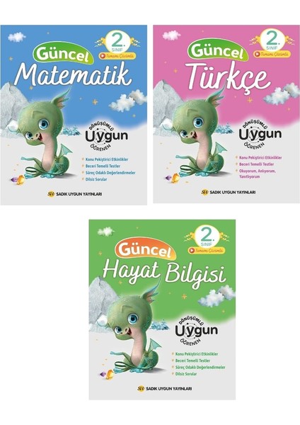 Sadık Uygun 2.sınıf Güncel 3'lü Kitap Seti