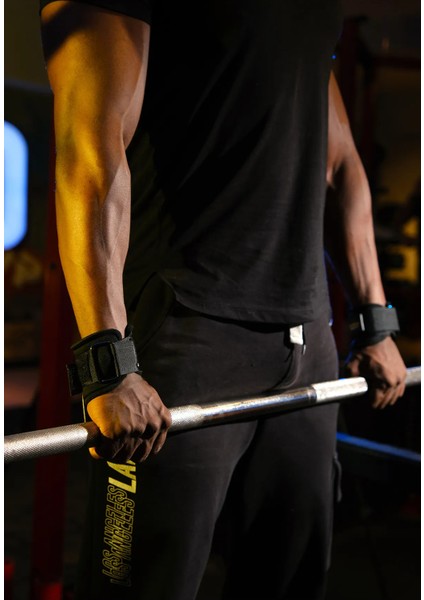 Fitness Sporcu Bilekliği Wrist Wraps Dark Kamuflaj + Ağırlık Kaldırma Kayışı T-Grips Lifting Straps + Antrenman Dizliği Knee Wraps Elite 3'lü Paket fırsatları