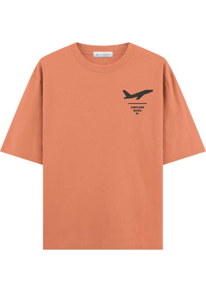 Airplane Mode Oversize T-Shirt (Ekstra! Bol Kesim)