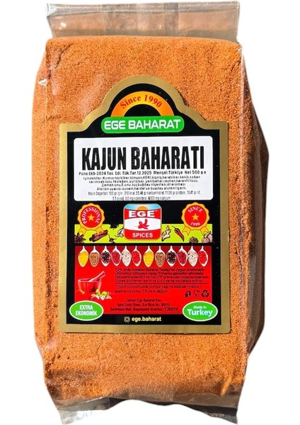 Kajun Baharatı 500 GR