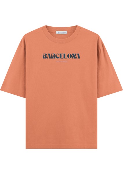 Basic La Sagrada Familia Oversize T-Shirt (Ekstra! Bol Kesim)