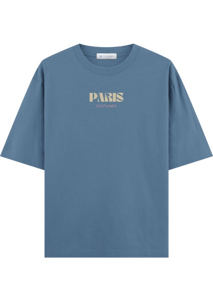 Basic Paris Oversize T-Shirt (Ekstra! Bol Kesim)