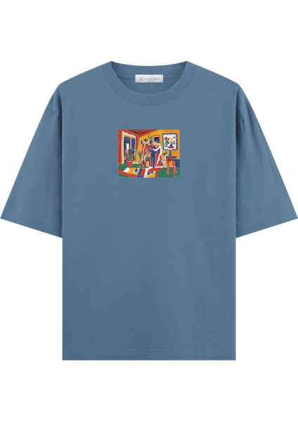 Like A Matisse Oversize T-Shirt (Ekstra! Bol Kesim)