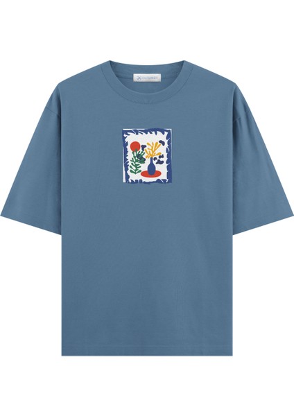 Flowers Oversize T-Shirt (Ekstra! Bol Kesim)