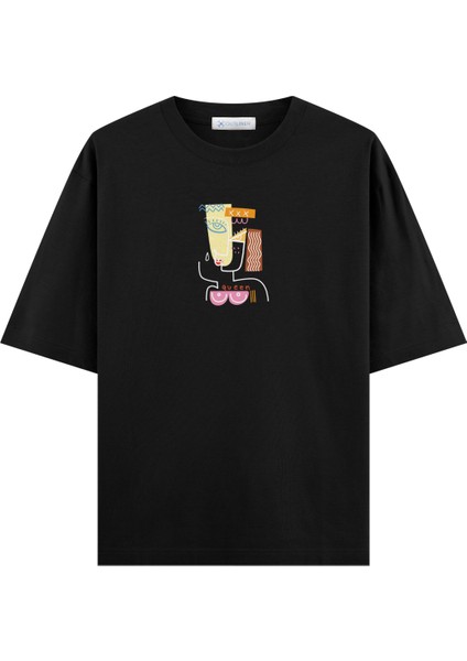Queen Oversize T-Shirt (Ekstra! Bol Kesim)
