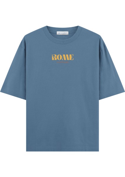 Basic Rome Oversize T-Shirt (Ekstra! Bol Kesim)