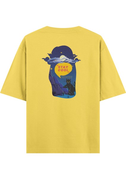 Coutliner Cat Oversize T-Shirt (Ekstra! Bol Kesim) fiyatları