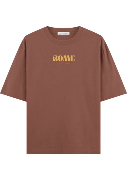 Basic Rome Oversize T-Shirt (Ekstra! Bol Kesim)