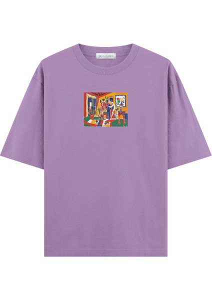 Like A Matisse Oversize T-Shirt (Ekstra! Bol Kesim)