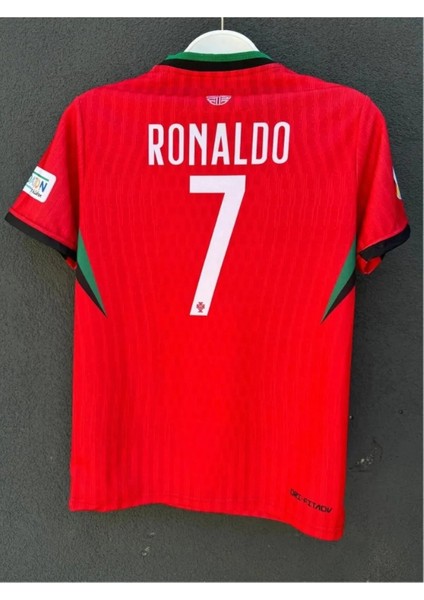 Portekiz 2024/25 Yeni Sezon Cristiano Ronaldo Iç Saha Forması (Kırmızı)