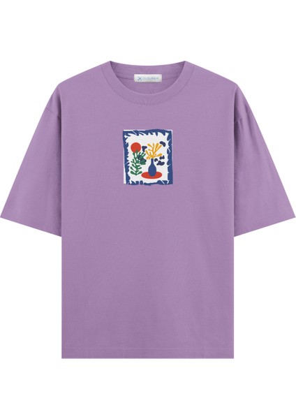 Flowers Oversize T-Shirt (Ekstra! Bol Kesim)