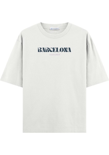 Basic La Sagrada Familia Oversize T-Shirt (Ekstra! Bol Kesim)