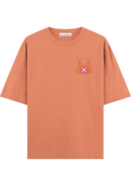 Rabbit Oversize T-Shirt (Ekstra! Bol Kesim)