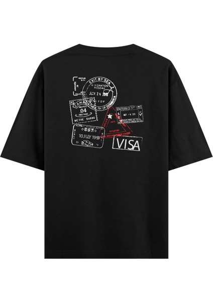 Airplane Mode Oversize T-Shirt (Ekstra! Bol Kesim)