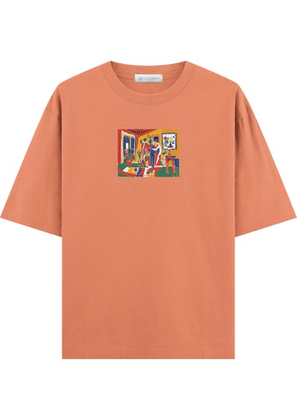 Like A Matisse Oversize T-Shirt (Ekstra! Bol Kesim)