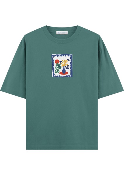 Flowers Oversize T-Shirt (Ekstra! Bol Kesim)