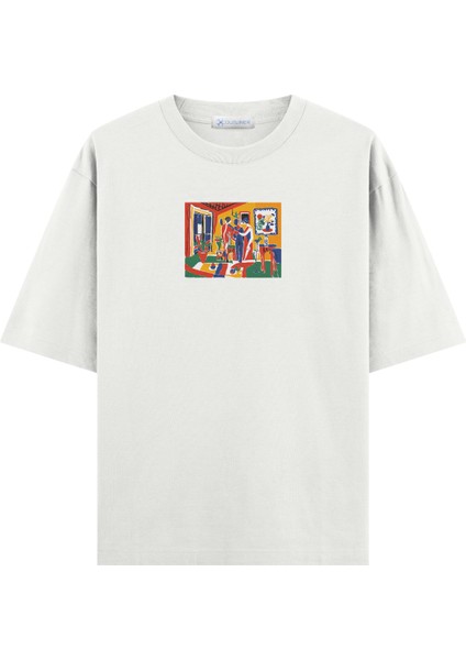 Like A Matisse Oversize T-Shirt (Ekstra! Bol Kesim)