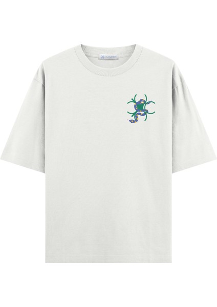 Snake Oversize T-Shirt (Ekstra! Bol Kesim)