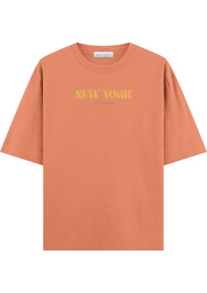Basic New York Oversize T-Shirt (Ekstra! Bol Kesim)