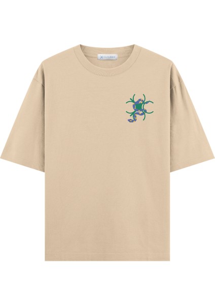 Snake Oversize T-Shirt (Ekstra! Bol Kesim)