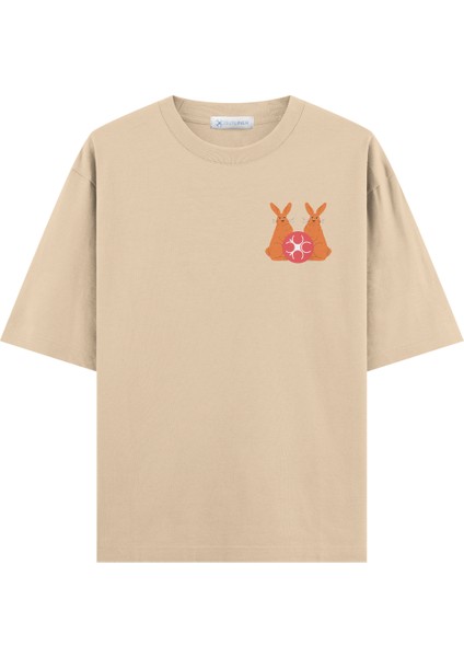 Rabbit Oversize T-Shirt (Ekstra! Bol Kesim)