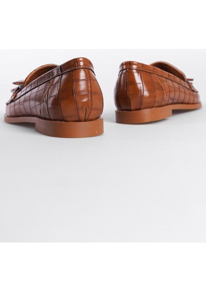 Metal Tokalı Püsküllü Kadın Loafer Ayakkabı fiyatları