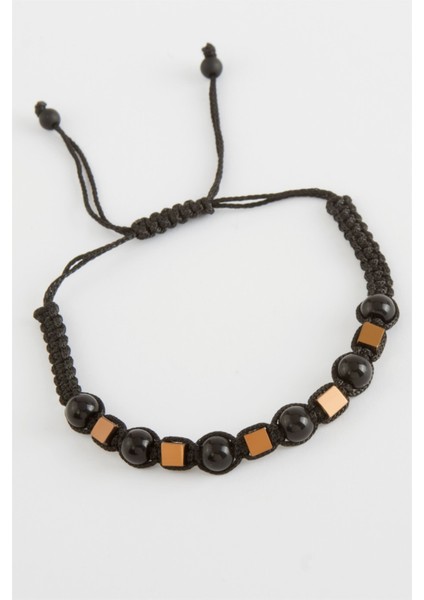 Erkek Hematit Onix Doğaltaş Bileklik