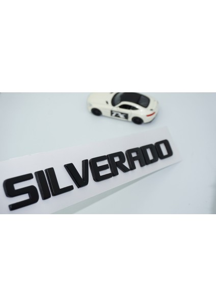 Silverado Bagaj Siyah Yazı Logo Chevrolet Ile Uyumlu