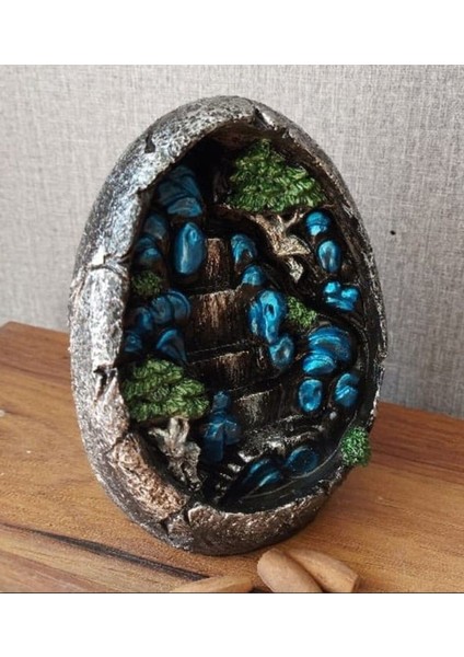 18CM Kaya Yumurta Geri Akış Şelale Tütsülük Silikon Kalıp K-1025 indirimleri