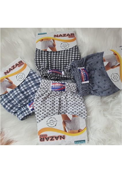 10'lu Ekonomik Karışık Erkek Boxer Short fiyatları