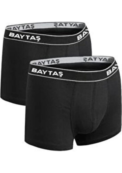 Pamuklu Ekonomik Likralı Erkek Boxer 6 Lı Siyah fiyatları