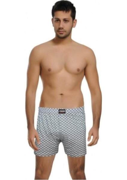 Çok Renkli Desenli Ekonomik Erkek Boxer