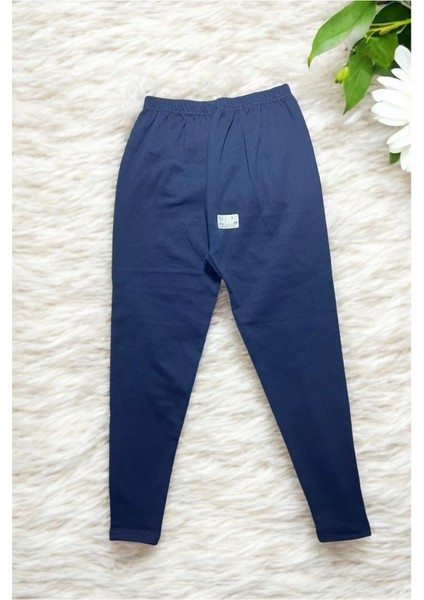 Çocuk Unisex Lacivert Kışlık Tayt Şardonlu Rahat Yumuşak Ağlı Kalın Içlik Tayt fırsatları