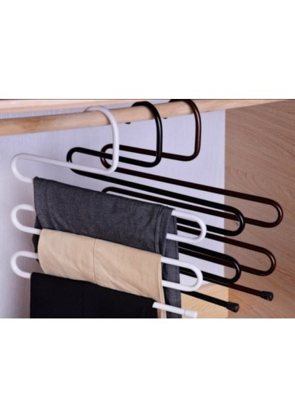 Çok Renkli Pantolon Askısı 5 Katlı fiyatları