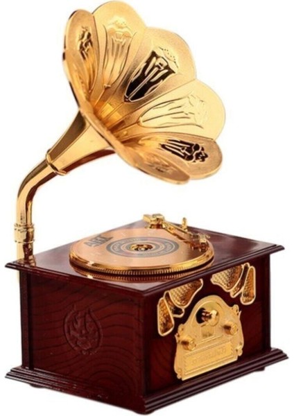 Kahverengi Phonograph Lik Müzik Kutusu fiyatları