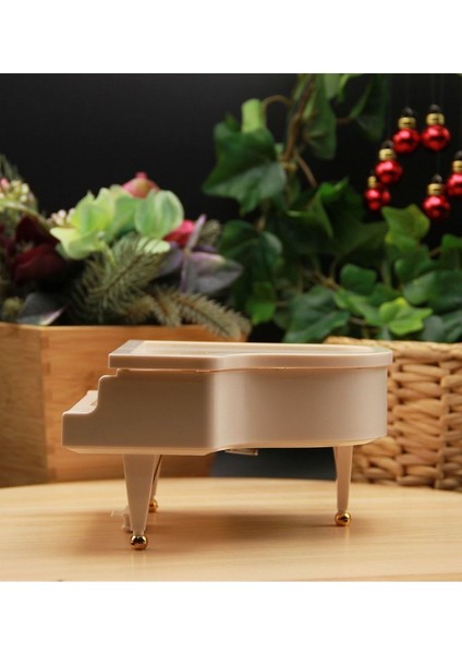 Beyaz Büyük Boy - Premium Dans Eden Balerinli Piyano Müzik Kutusu fırsatları