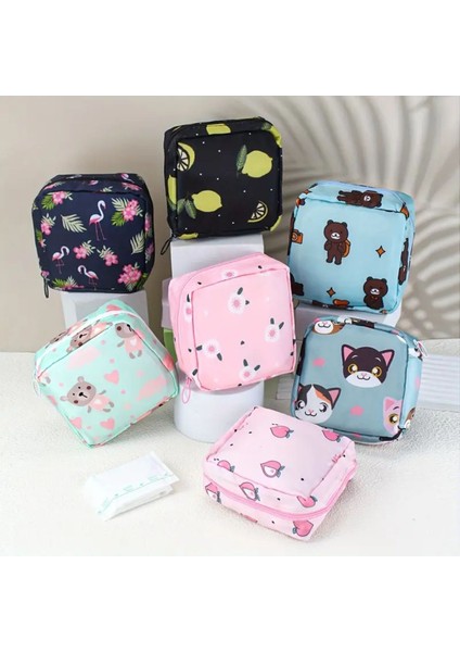 Mediterian Çok Amaçlı Sarı Polyester Ped ve Toka Saklama Organizeri