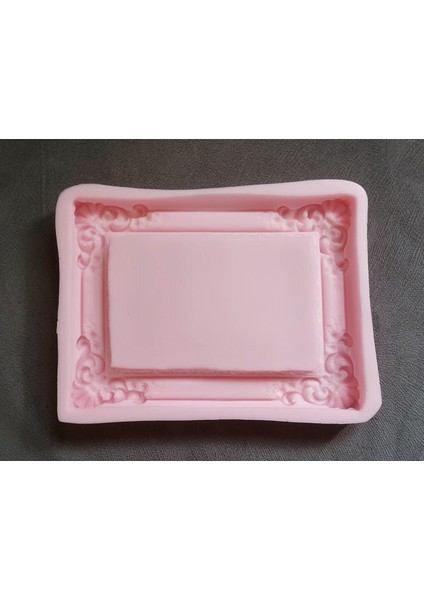 Yaprak Sarmaşık Dekorlu Çerçeve Silikon Kalıp K-612, Polyester Taş Tozu Alçı Kalıbı fırsatları