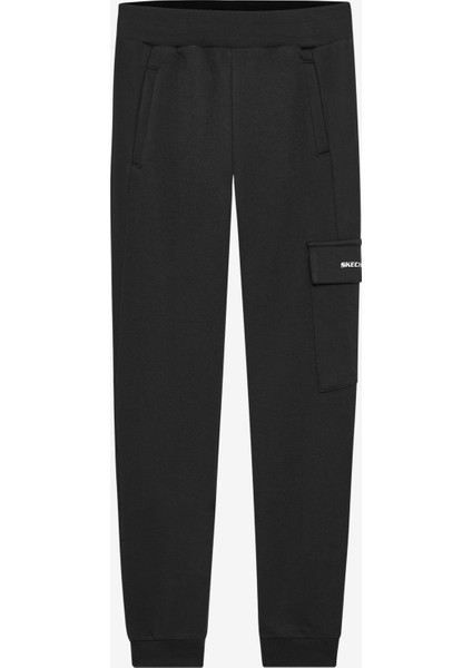 B Lw Fleece Jogger Sweatpant Büyük Erkek Çocuk Siyah Eşofman Altı SK242047-001