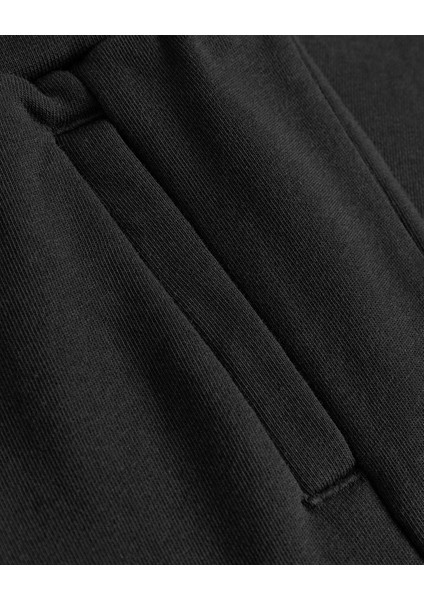 B Lw Fleece Jogger Sweatpant Büyük Erkek Çocuk Siyah Eşofman Altı SK242047-001